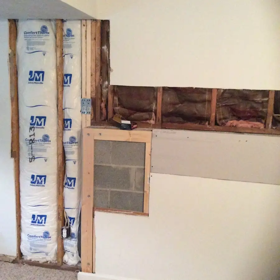Wall insulation replacement during Odor Removal & Deodorization in Troutdale
